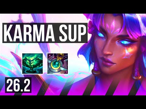 KARMA & Caitlyn vs NAUTILUS & Miss Fortune (SUP) | EUW Master | 26.2