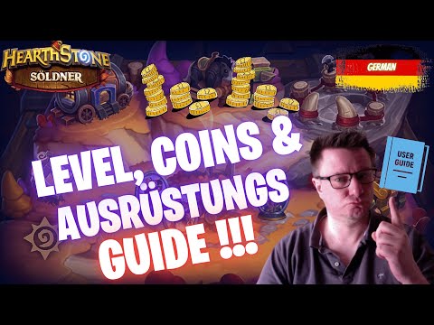 [🇩🇪🇩🇪[Hearthstone -Söldner] Level, Coins und Ausrüstung  Guide -  🇩🇪🇩🇪 | deutsch