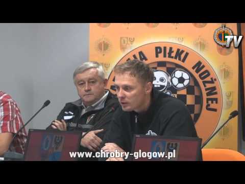14.09.2012 Chrobry Głogów - Zagłębie Sosnowiec 1:0 (konferencja)