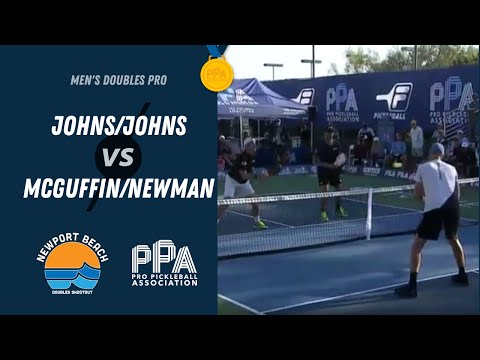 Ben Johns / Collin Johns vs Riley Newman / Tyson McGuffin -PPA Newport  -Gold Medal  -Pro Pickleball