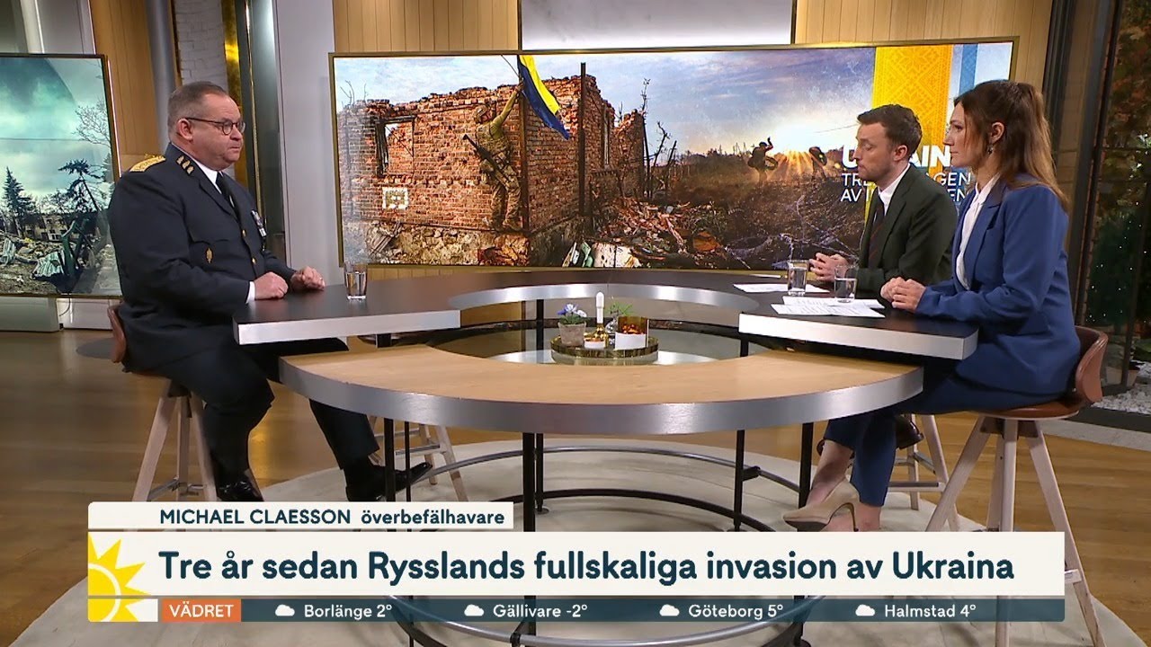 ÖB: ”Djupt imponerad av ukrainarnas försvarsvilja” | Nyhetsmorgon | TV4 & TV4 Play