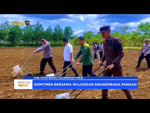 POLRES KUTAI BARAT LIBATKAN PIHAK SWASTA UNTUK PERCEPAT PENANAMAN JAGUNG KUARTAL IV