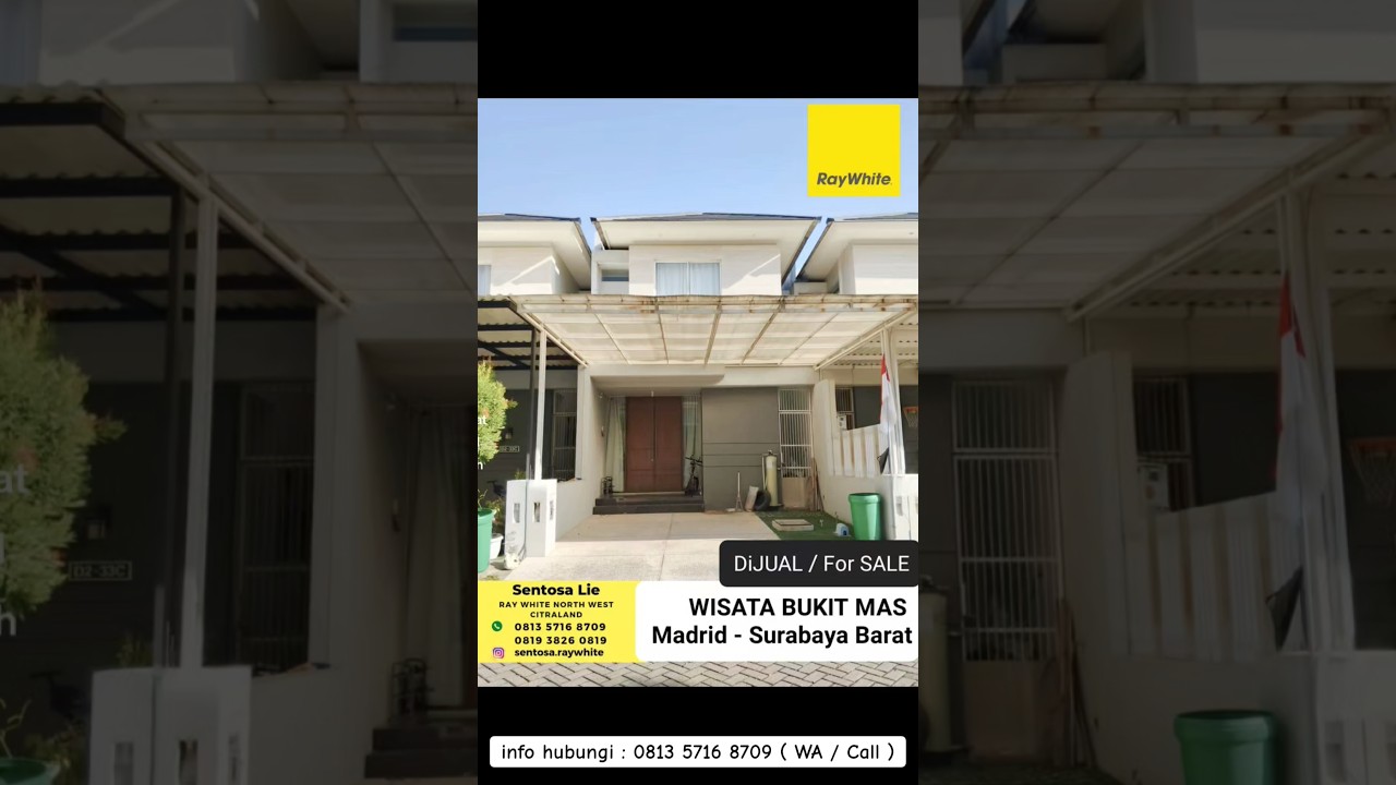 For Sale: Wisata Bukit Mas 1 Madrid, West Surabaya, Near Pakuwon Mall, Citraland, SGS, Binus Greenlake, Gunungsari Toll Access, Raya Wiyung