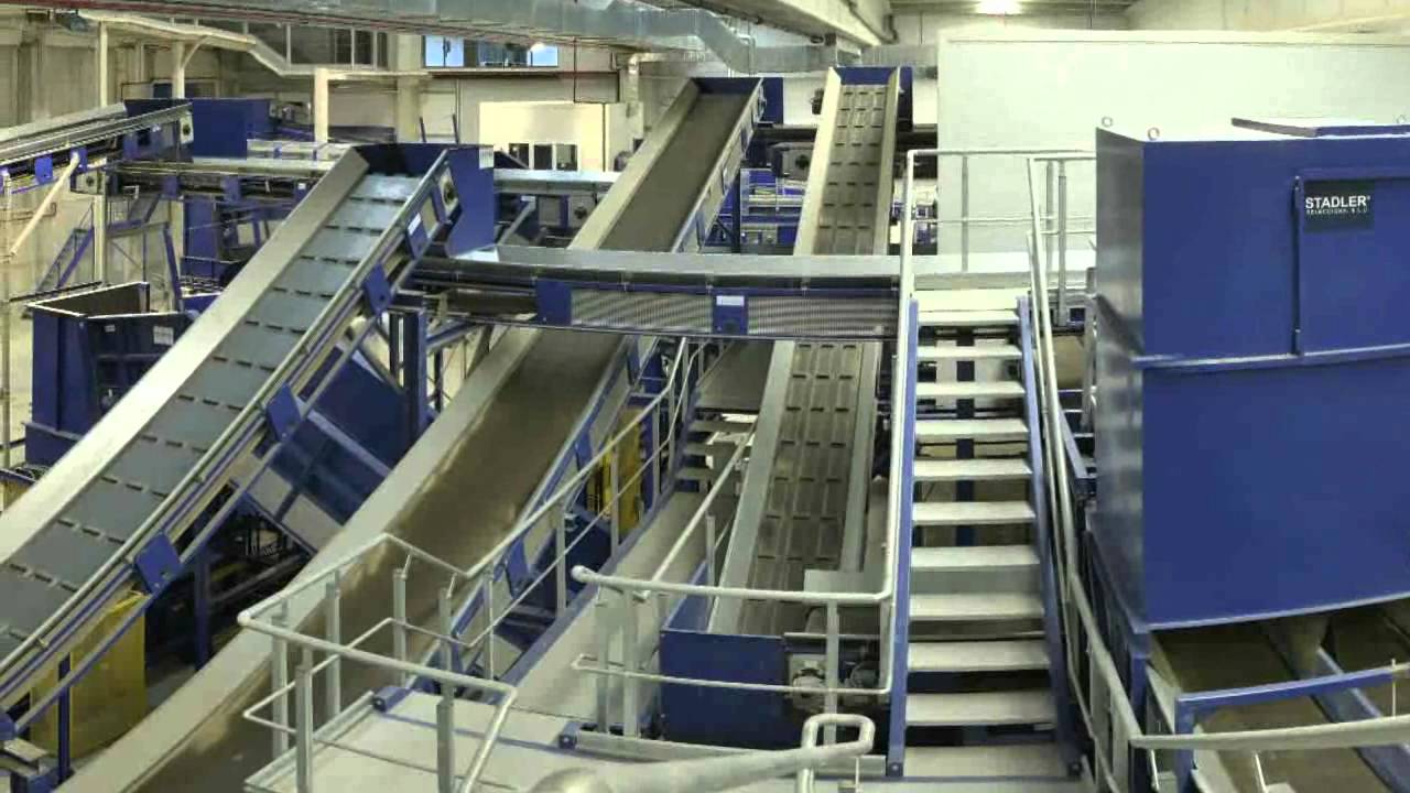STADLER sorting plant for municipal solid waste (MSW)