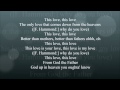 Mary Mary  fea. Fred Hammond - This Love (With On Screen Lyrics)