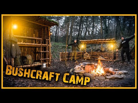 Bushcraft Camp [S05/E12] 🔥 Lagerfeuerromantik und leckere Soljanka 🏕️ - Outdoor Bushcraft Lagerbau
