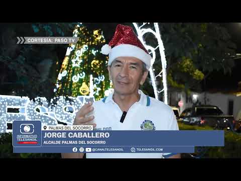 PALMAS DEL SOCORRO EN MODO NAVIDAD