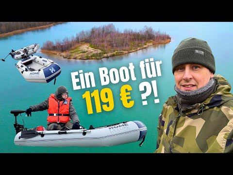 Mit einem extrem günstigen Schlauchboot auf eine Insel - Das Boot für alle Fälle!