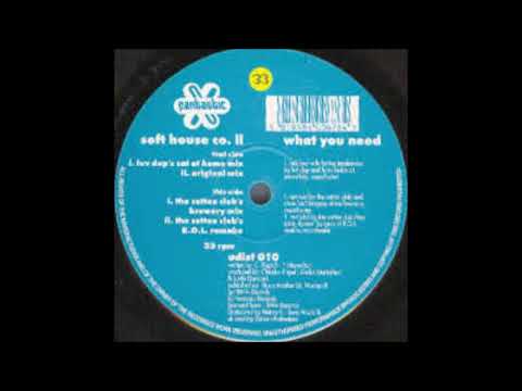 Soft House Co. II - What You Need (Luv Dup's Sat At Home Mix) - 1993