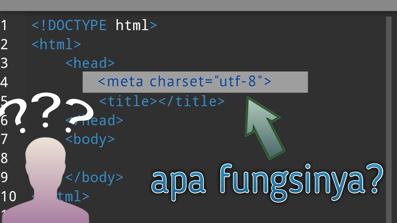 Meta charset utf-8, apa sih fungsinya