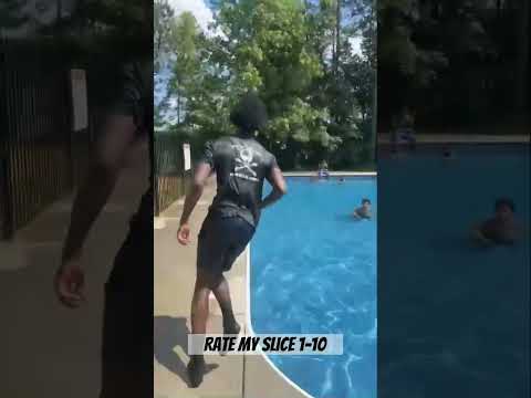 Rate my slice 1-10 #slice #pool #summer #memphis #viral