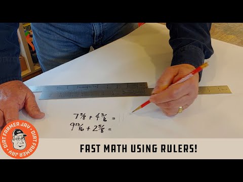 Fast Math Using Rulers!