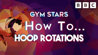 How To Spin a Hula Hoop for Beginners 🤸‍♀️ Gym Stars | CBBC
