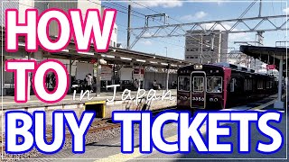 How to buy and use Hankyu Train Tickets in Osaka, Japan