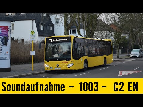 [Sound] | Mercedes-Benz Citaro 2 EN18 #1003 | Einsetzfahrt | BVG | Full Kickdown