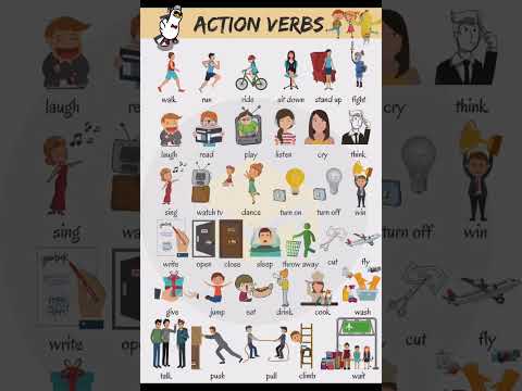 Action verbs with pictures #actionverbs #shorts