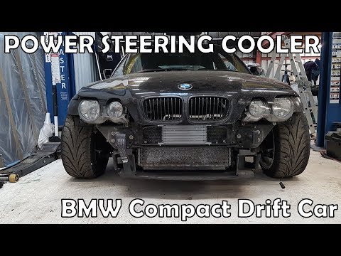 Power steering cooler location in the BMW X7