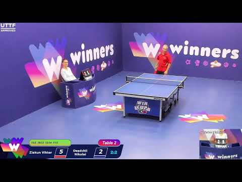 WINners CUP table 2  18.09  Ziakun Viktor - Osadchii Nikolai  14:30