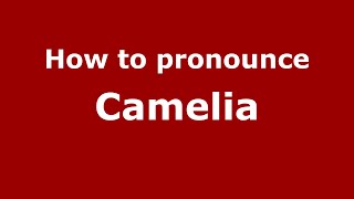 How to pronounce Camelia