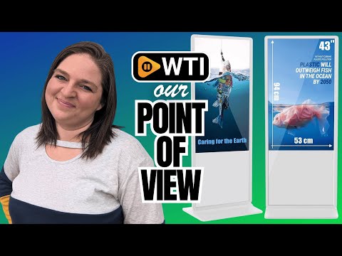 43 Inch Touchscreen Digital Signage Kiosk - WTI product video review