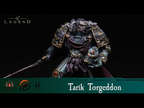 HORUS HERESY Tarik Torgeddon custom sculpt and paint reflection.