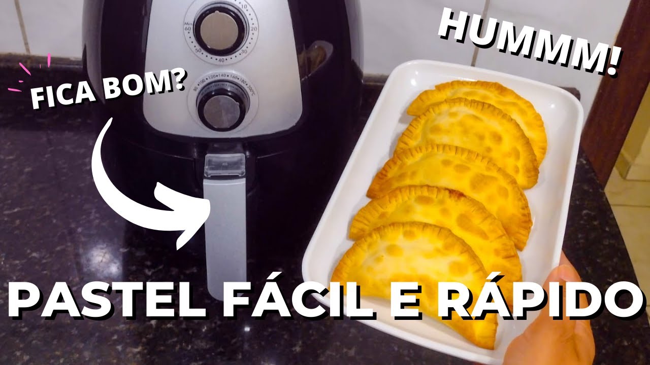 COMO FAZER PASTEL NA AIR FRYER FÁCIL E RÁPIDO | SERÁ QUE FICA BOM MESMO