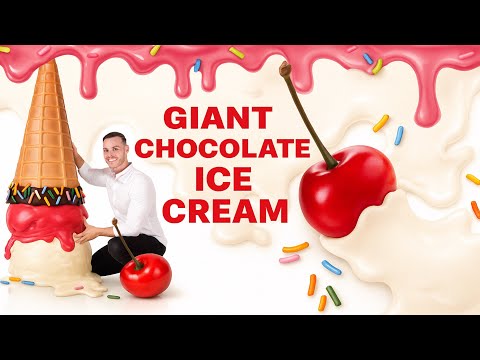 Giant Chocolate Ice Cream!
