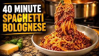 40-Minute Spaghetti Bolognese