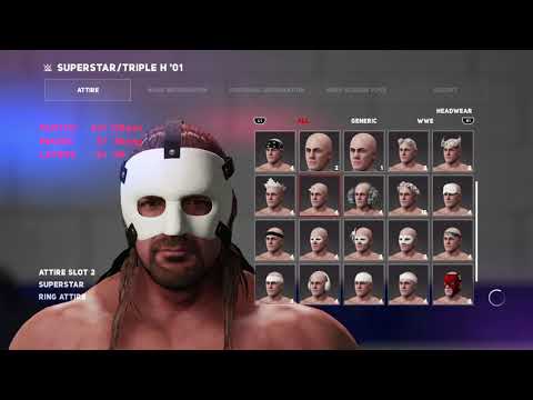 WWE 2K18 | Making Triple H from 1995