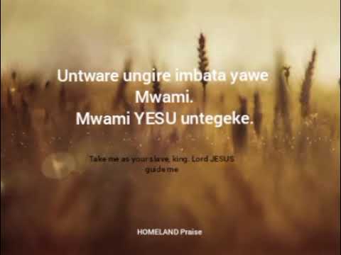 142. Gushimisha untware🙏 U.Nadia(video lyrics official) translate in English