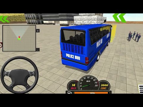 Us Police Bus Coach Driving – Off-road Police Soldier Transporter Bus Android Games
