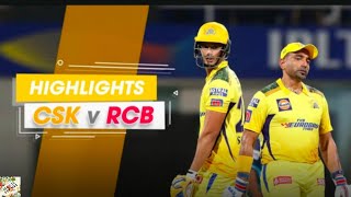 CSKvsRCB HIGHLIGHTS |MATCH22|IPL20022@dhoni @rcb@csk