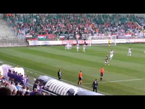 Kabát Péter tizenegyes gólja a DVTK elleni mérkőzésen