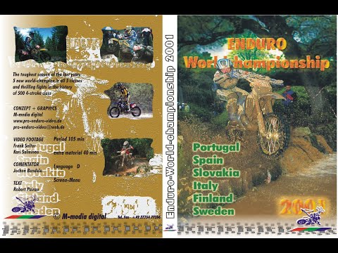 Enduro WM 2001  Weltmeisterschaft Portugal, Spain, Slovakia, Italy, Finland, Sweden