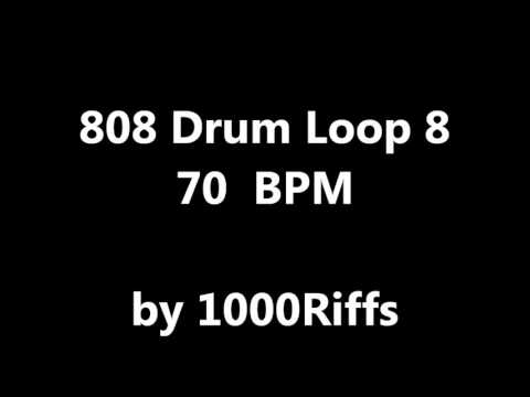 808 Drum Loop # 8 : 70 BPM - Beats Per Minute