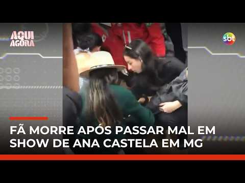Mulher morre após passar mal durante show de Ana Castela em MG | #AquiAgora