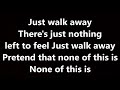 five finger death punch - walk away (lyrics)