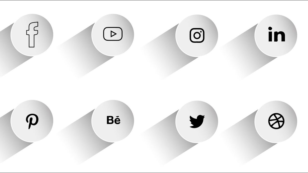 Wisdom Academy, Social Icon Design Like Mockup Using Adobe Illustrator