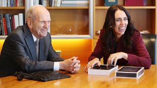 President Nelson Meets with New Zealand Prime Minister Jacinda Ardern