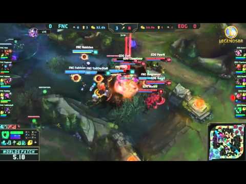 EDG Deft - EPIC TELEPORT MISSCLICK FAIL DURING FIGHT! (FNC vs EDG Game 1 Highlight)