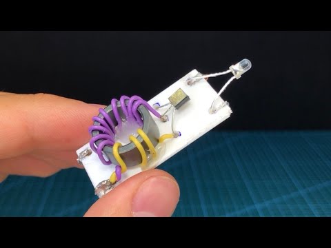 How to Make a voltage booster 0.5v to 5v - volt converter