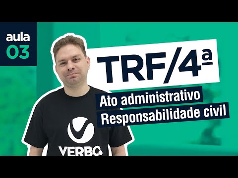 TRF4 2019 FCC - Dir. Administrativo - Aula 3 - Prof. Dalmo Azevedo | VERBO