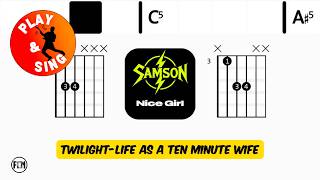 Samson - Nice Girl • Scrolling Guitar Chords &amp; Lyrics