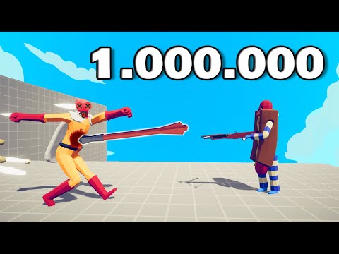 1.000.000 DAMAGE CROSSBOW vs EVERY UNITS | TABS - Totally Accurate Battle Simulator