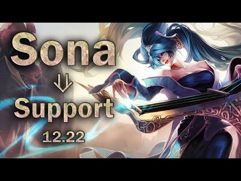 Sona vs Brand | Support | Full game | League of Legends - patch 12.22