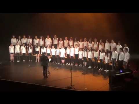 Né quelque part de Maxime le Forestier- Chorale du collège Jean Rostand (2015).