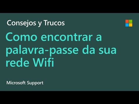 Como encontrar a palavra-passe da sua rede Wifi através do Windows 10 | Microsoft