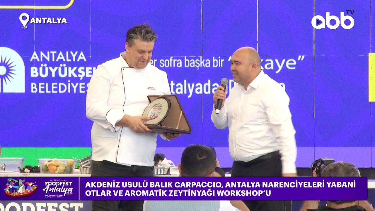AKDENİZ USULÜ BALIK CARPACCİO, ANTALYA NARENCİYELERİ YABANİ OTLAR VE AROMATİK ZEYTİNYAĞI WORKSHOP’U