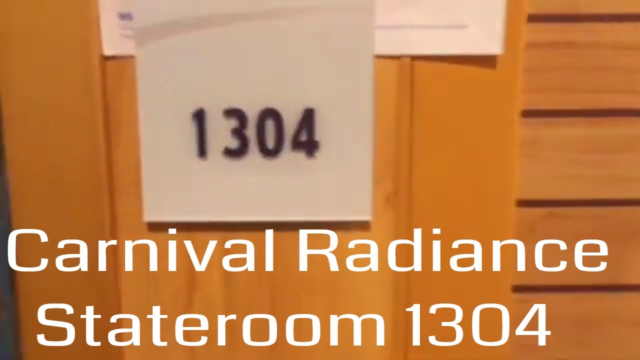 Carnival Radiance - Cabin 1304 - Video 2