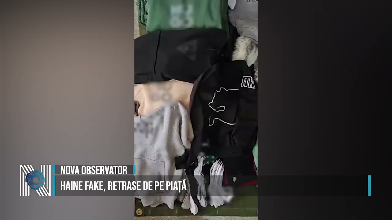 Haine fake, retrase de pe piață